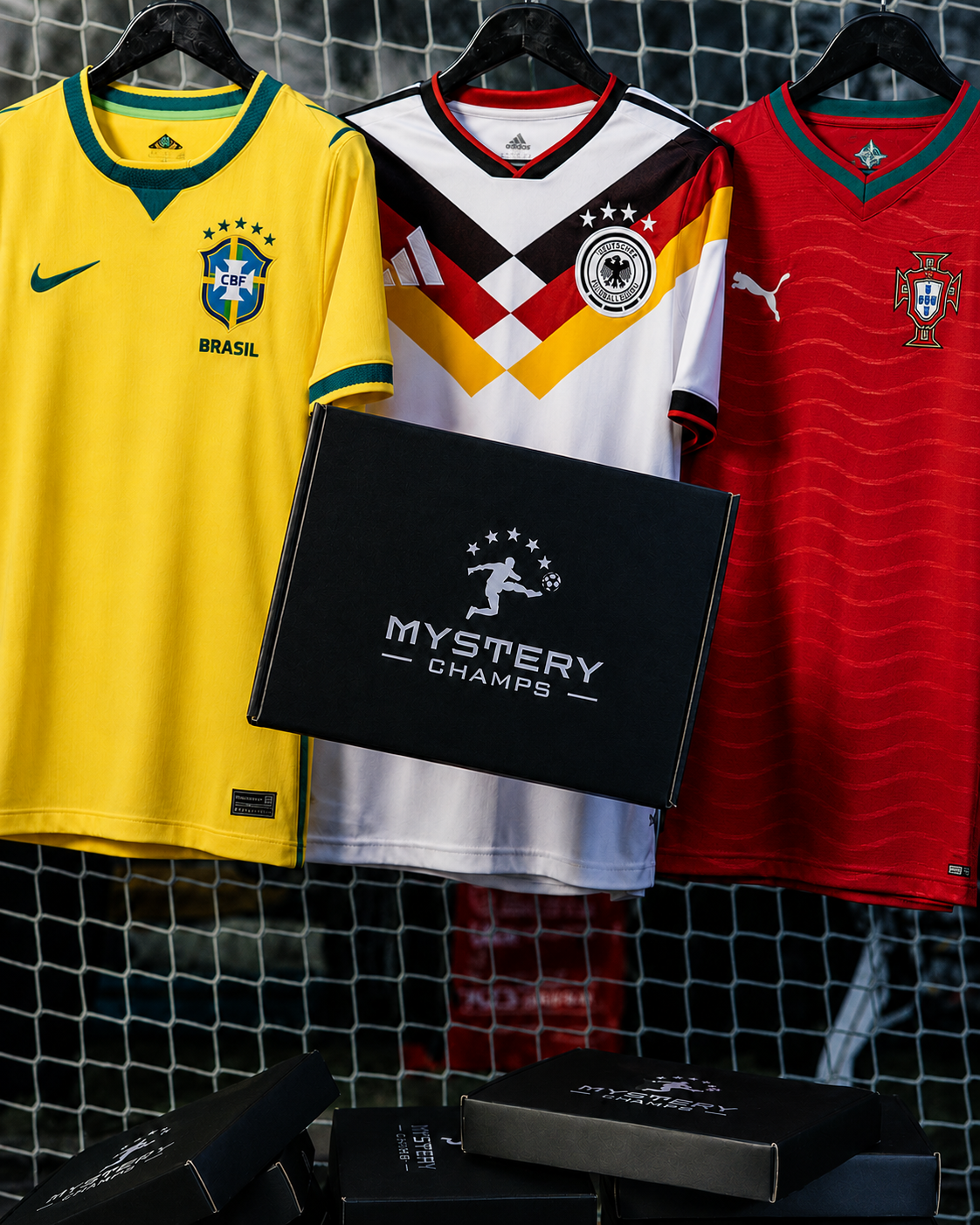 Kids WM Mystery Box mit Original-Nationaltrikot in Kindergröße