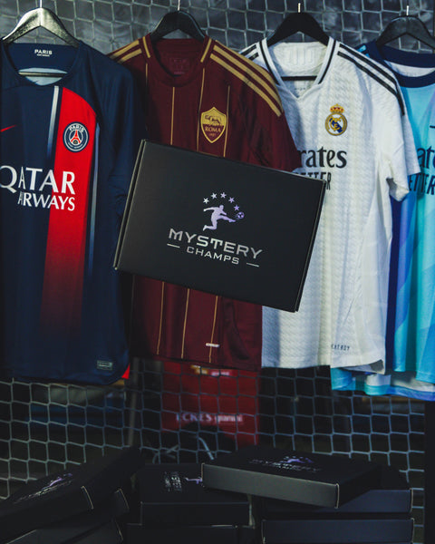 Royal Mystery Box mit Originaltrikots europäischer Top-Clubs