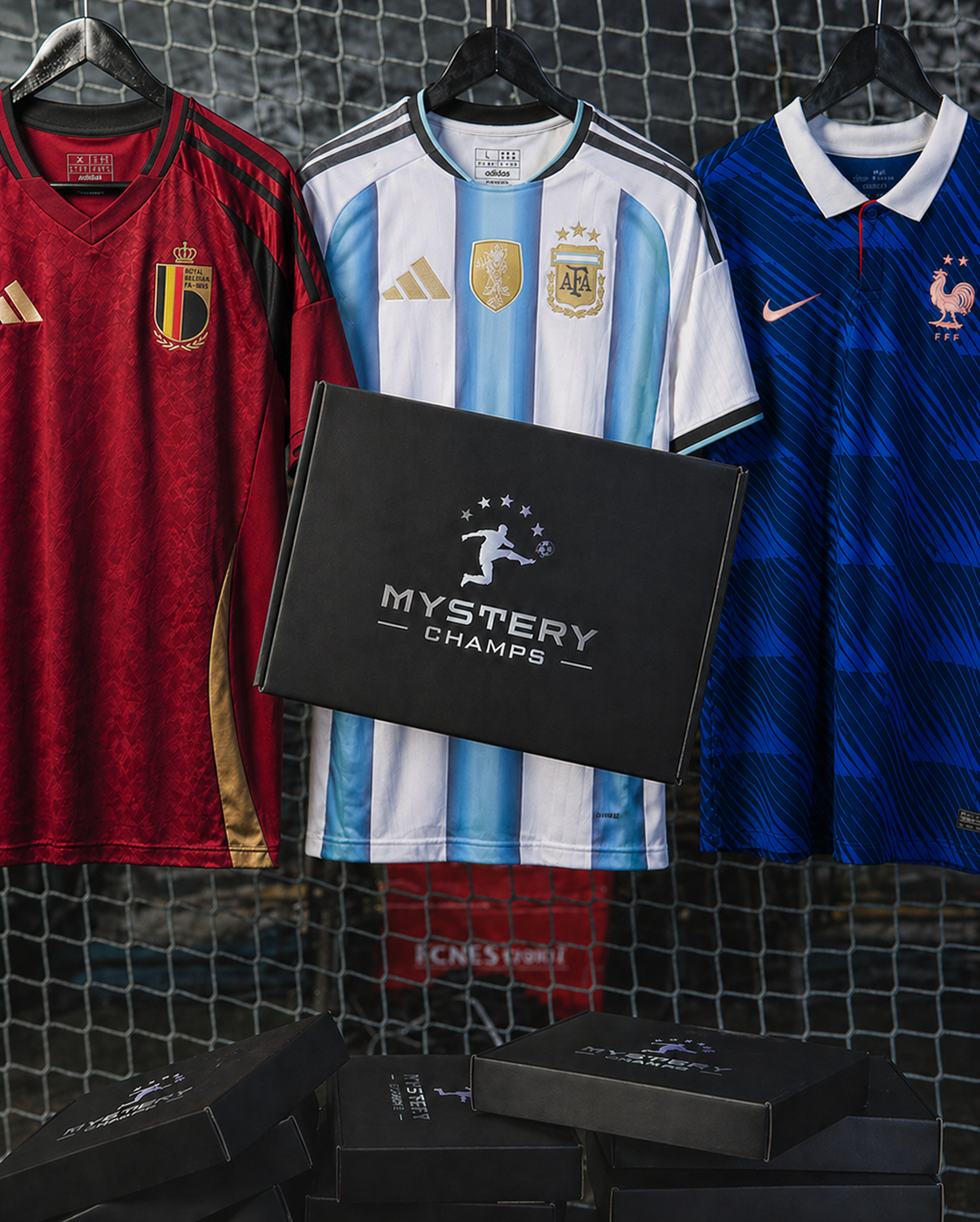 WM Mystery Box mit Original-Nationaltrikots von WM-Teilnehmern 2026